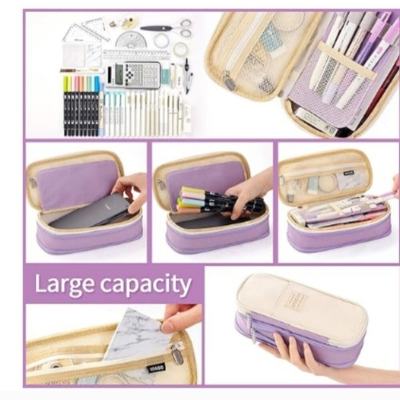 Purple and Cream Storage Case - Picture 4 of 6